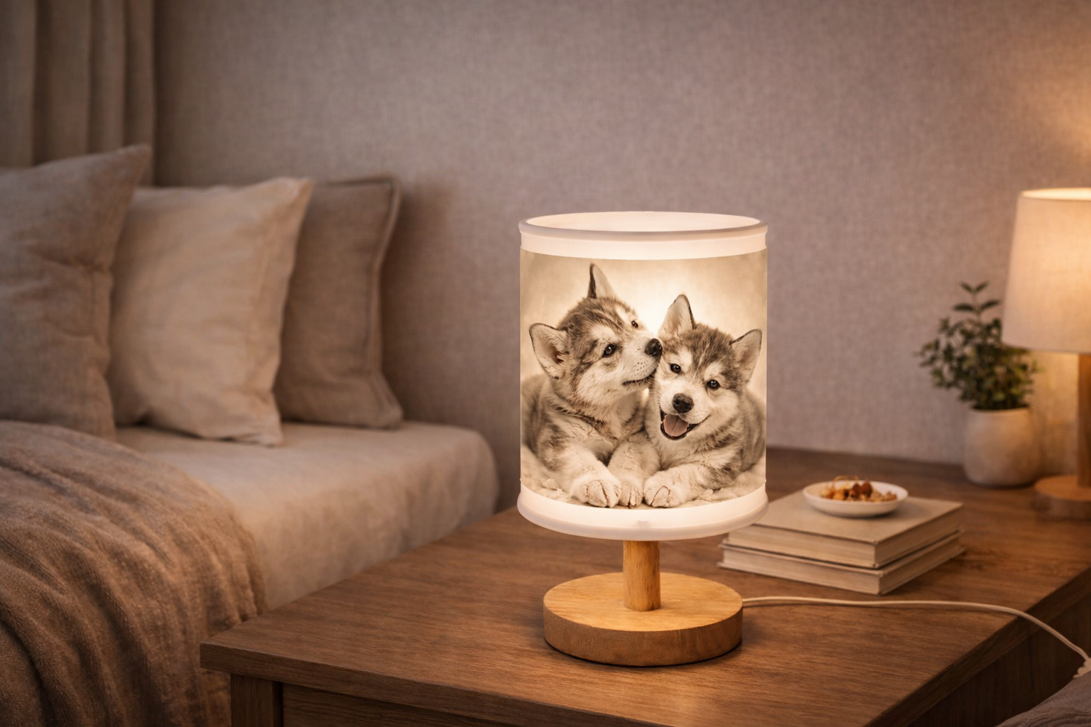 Lithophanie éclairée